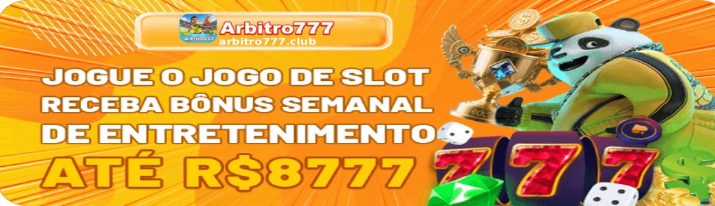 ARBITRO777 Caça Níqueis- Prêmios Semanais de Até R$ 777